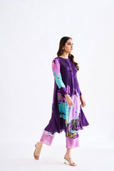 Purple Floral Co Ord Set RTS