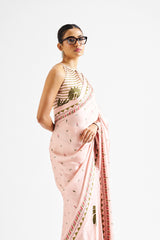 Minika Saree Set_Candy Beige
