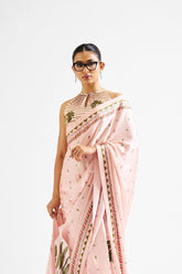Minika Saree Set-Candy Beige