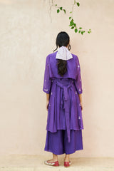 Naisha Jacket Set - Purple