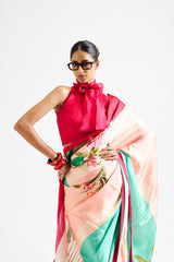 Larisa saree set_ pink