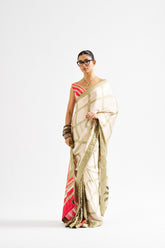 Elena saree set- Light green