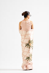 Ania saree set_ pale beige