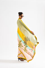 Alya saree set_ yellow