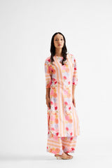 Tiana-Pink Lines Kurta Set RTS