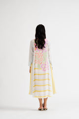 Jaime-Kurta with Side Ruffles & Pockets