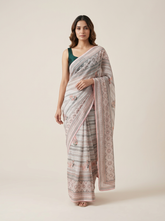 Perla Saree Set- Blush Pink