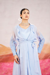 Alora Jacket Set - Powder Blue