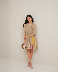 Anahi Dress- Wood Brown