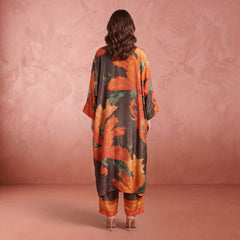 Takshi Kurtha Set- Charcoal Brown