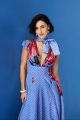 Nayomi Dress - Fern Blue