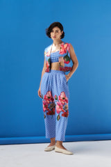 Naima Co-ord Set - Fern Blue