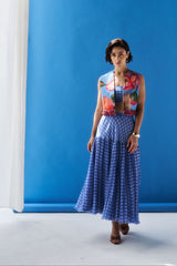 Kalila Co-ord Set - Fern Blue