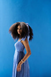 Rabia Dress - Fern Blue