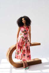 Tiana Dress - Peach