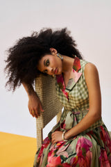 Anubi Dress - Moss Green