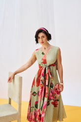 Lilith Dress - Moss Green