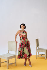 Savan Dress - Moss Green