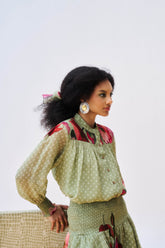 Affiee Co-ord Set - Moss Green