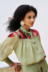 Affiee Co-ord Set - Moss Green