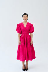 Juno Dress - Hot Pink