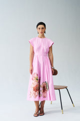 Leona Dress - Powder Pink