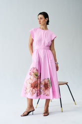 Leona Dress - Powder Pink