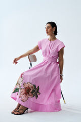 Leona Dress - Powder Pink
