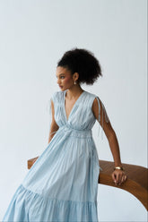Kaylee Dress - Powder Blue