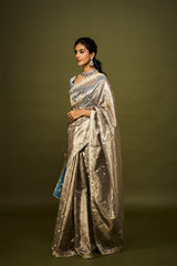 Eesha saree set - Grey RTS