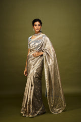 Eesha saree set - Grey RTS