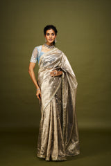 Eesha saree set - Grey RTS