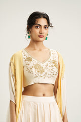 Freya 3 Piece Set - Ivory & Yellow
