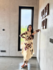 Esme Kurtha set – Beige