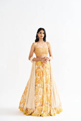 Hara Yellow Lehenga Set with Dupatta