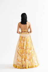 Hara Yellow Lehenga Set with Dupatta