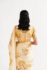 Prisha Printed Saree with Blouse