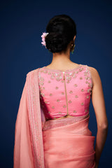 Kusuma Embroidered Saree and Blouse