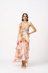 Lowkya Dress- Peach