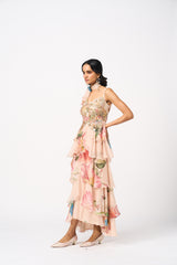 Lowkya Dress- Peach