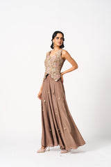 Traya 2 Piece Set- Brown