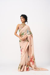 Mansi Saree Set- Peach