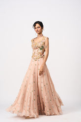 Arushi Lehenga Set -Peach
