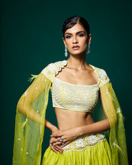 Erina Lehanga Set - Pollen Yellow