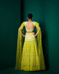 Jyla Net Lehanga- Pollen Yellow