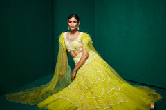 Jyla Net Lehanga- Pollen Yellow