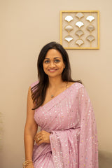 Mauve Saree with Blouse