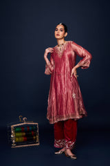 Malaya Pink Kurti Set