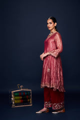 Malaya Pink Kurti Set