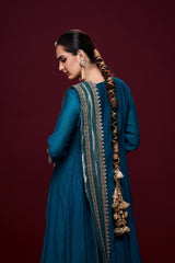 Jesmin Green Kurti Set without Dupatta